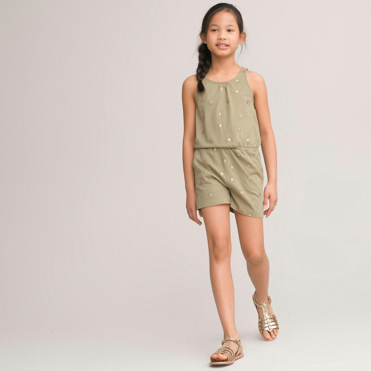 Combishort imprimé coton bio