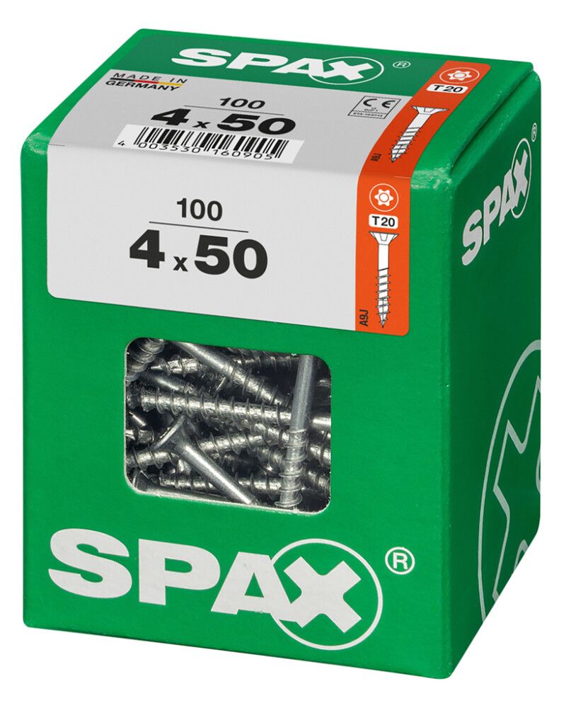 TRESKRUE SPAX TFT 4X50MM 100STK/PK