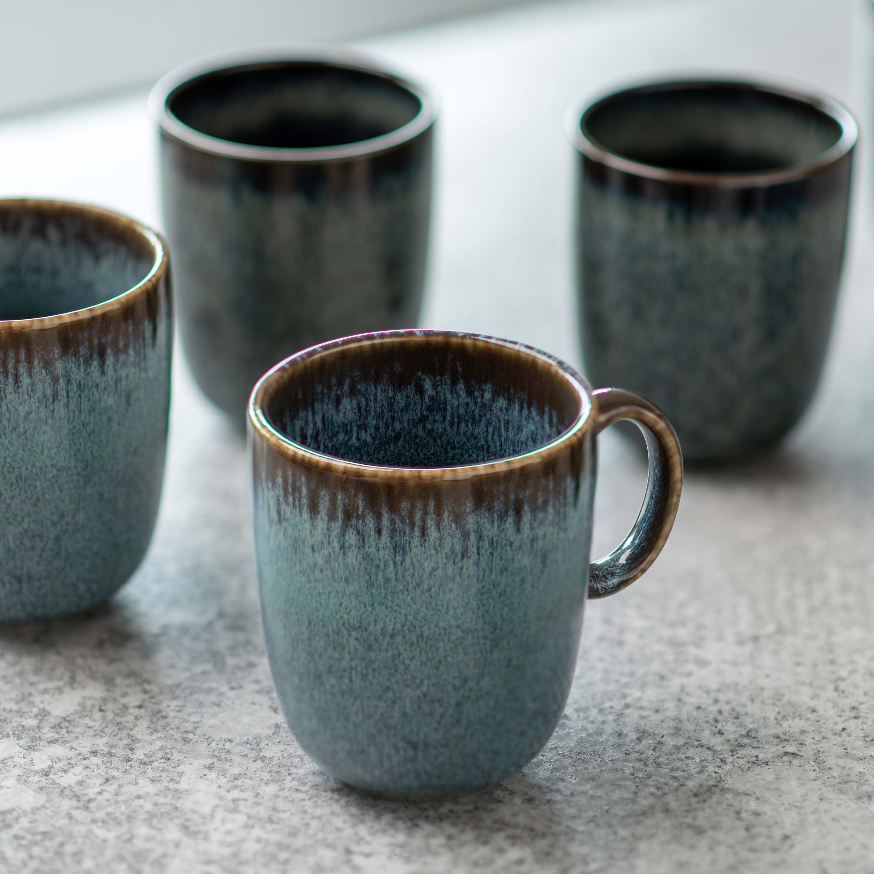 Lave Mug - Grey, 11.5 oz, stoneware