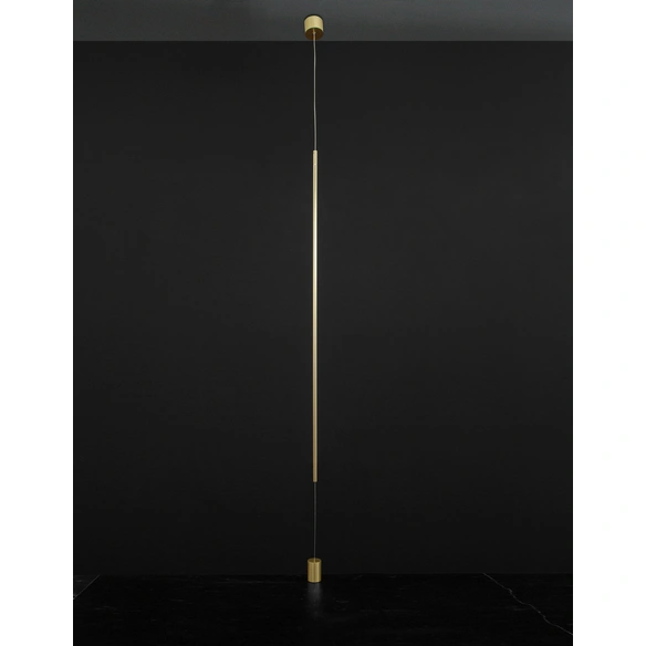 Pendelleuchte »Elettra«, LED, 20 W, Höhe: 300 cm, messingfarben/goldfarben