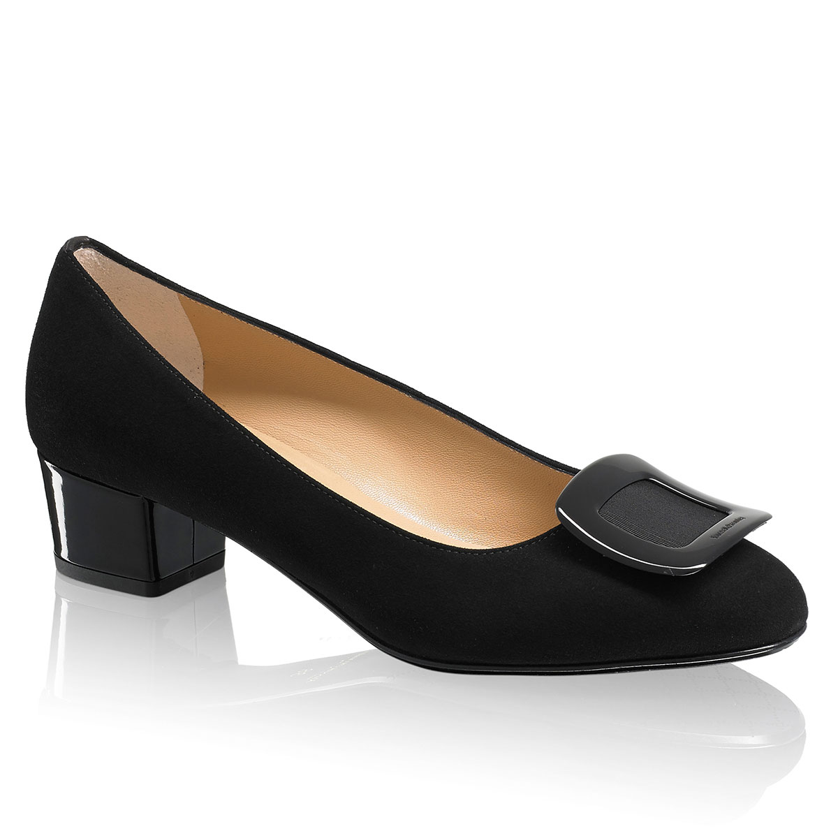 Russell & Bromley FRAME WORK Mid Heel Trim Court