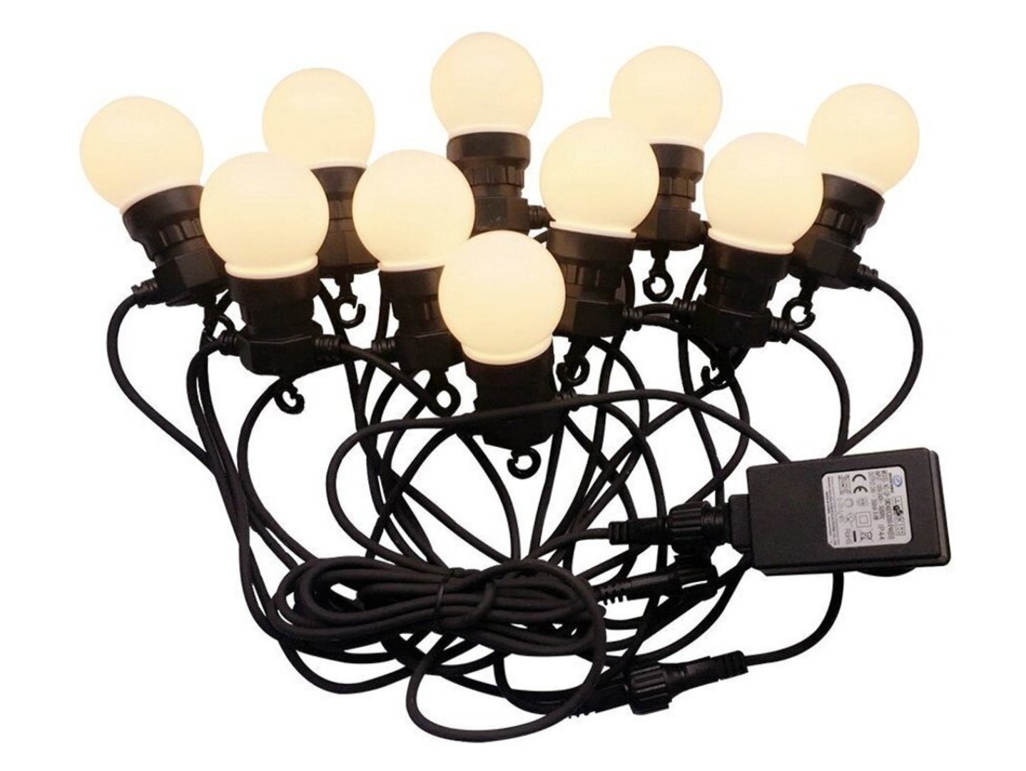 Girlandaogrodowa VT-70510 LED 5 m z tworzywa sztucznego czarna
