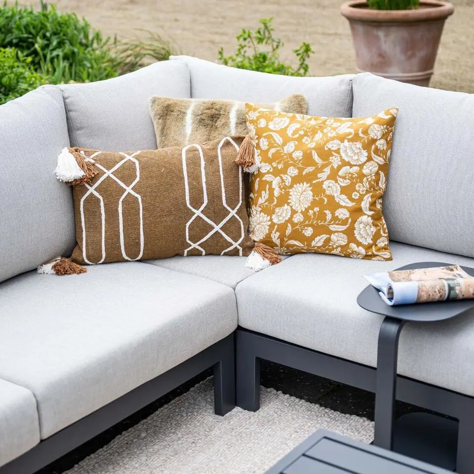 Garden Impressions Sorelli loungeset 5-delig - donker grijs