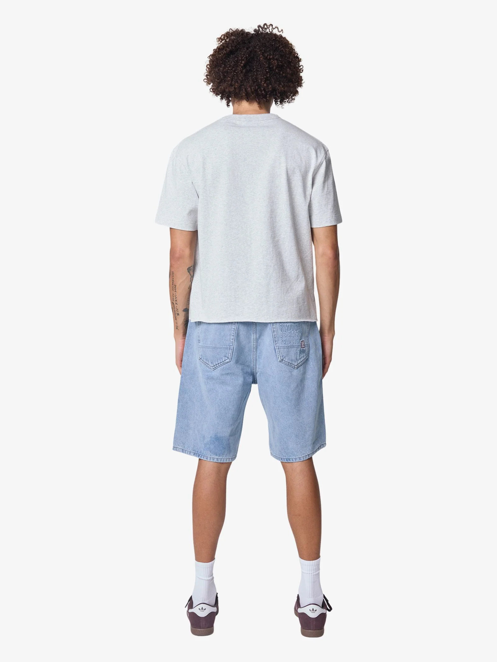 Embroidered 5 Pocket Shorts
