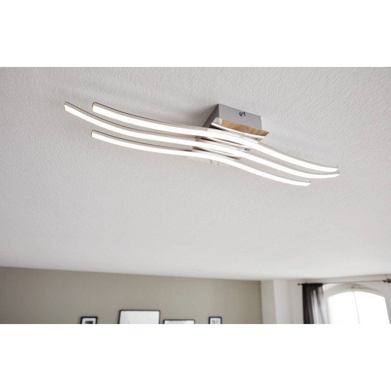 Plafonnier LED Roncade chrome 21 W EGLO