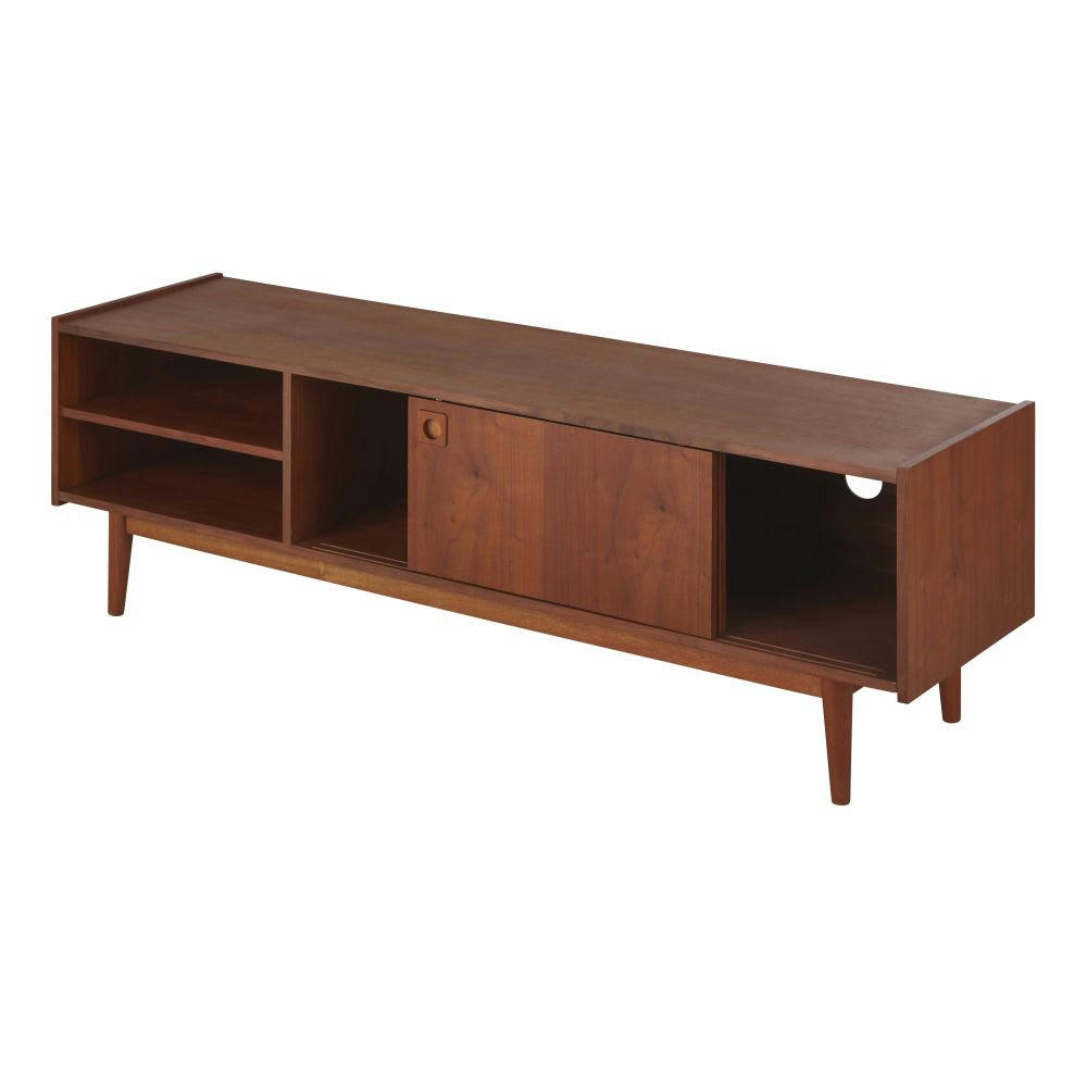 Griffith - Meuble TV vintage 2 portes marron