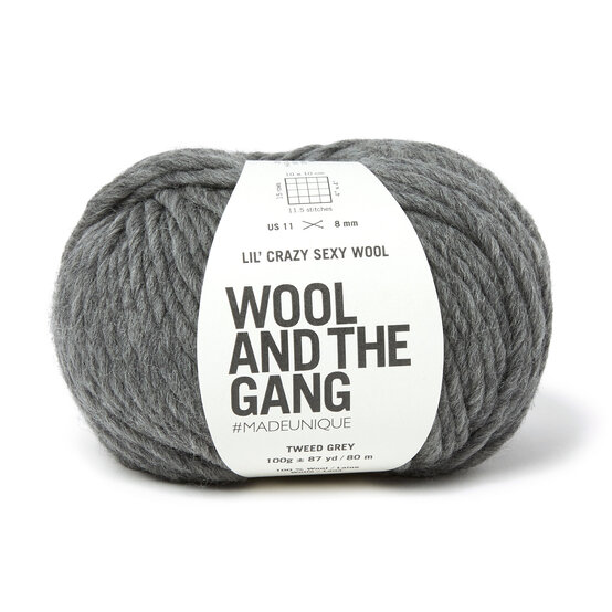 Wool and the Gang Tweed Grey Lil’ Crazy Sexy Wool 100g
