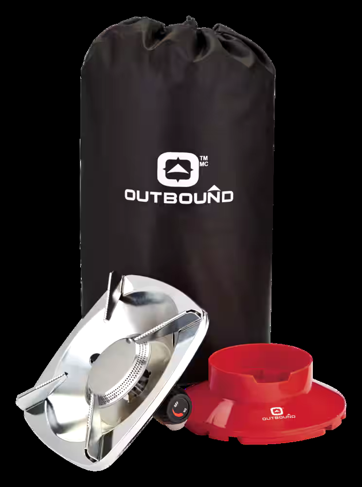 Outbound Single-Burner 10,000 BTUs Camp Stove with Carry Case
