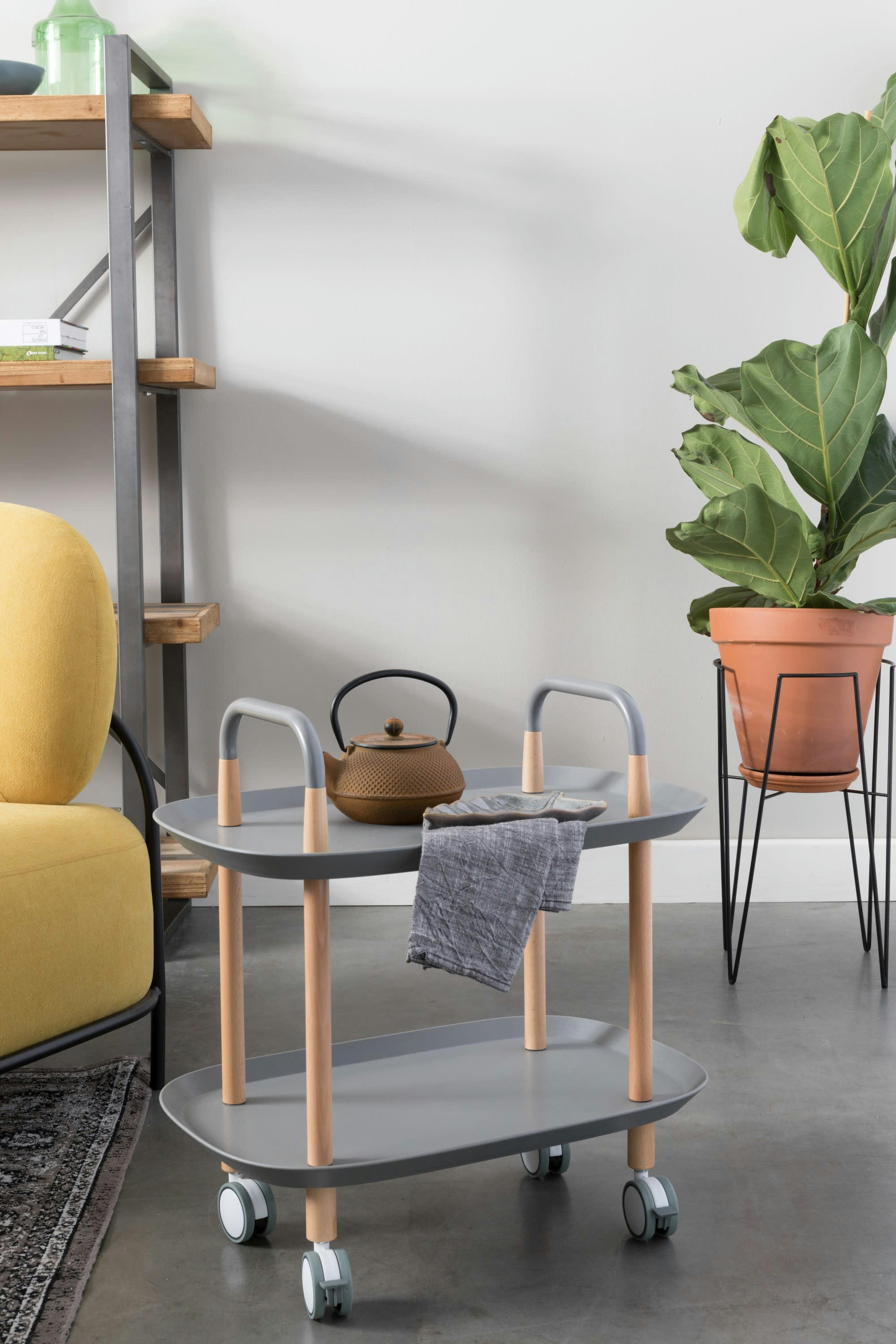 CRUISER - Desserte en bois gris