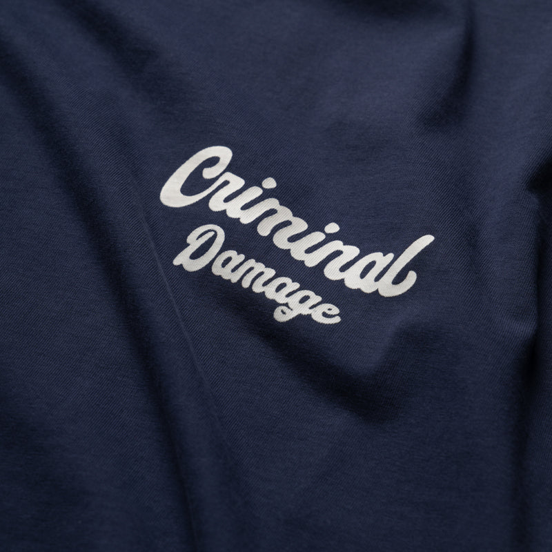 Criminal Damage Bennett Tee - Navy