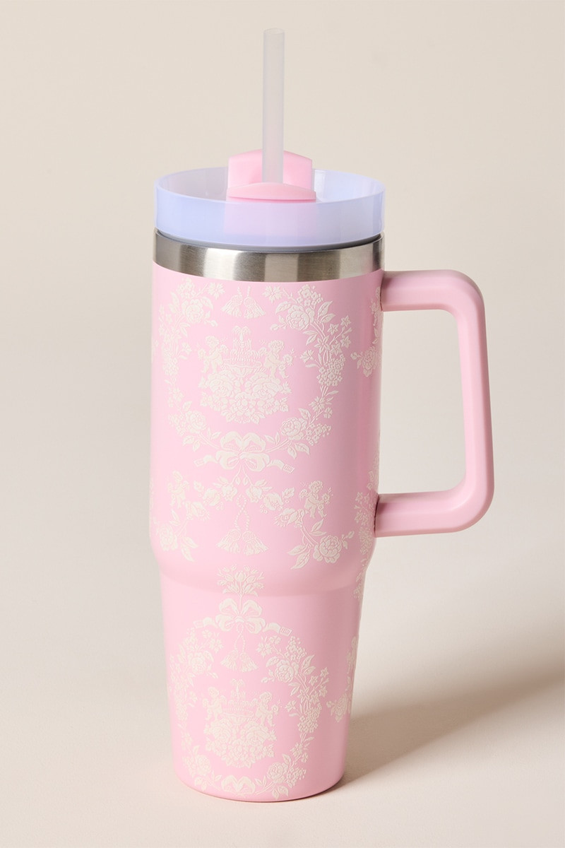 Pink Cherub Tumbler 30oz