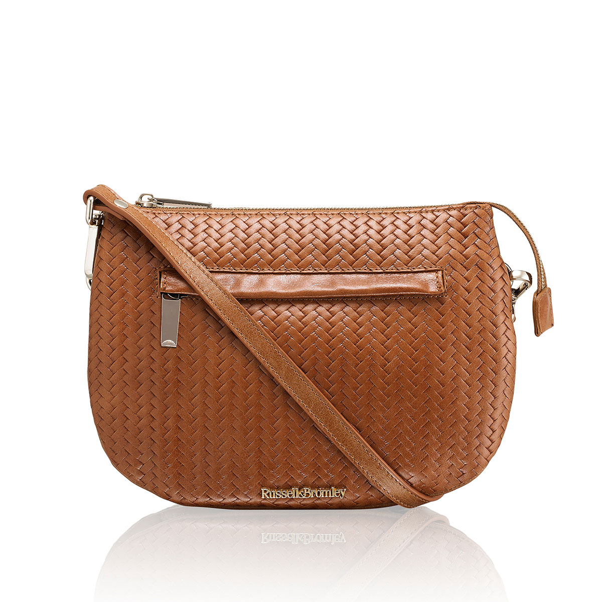 Russell & Bromley ZIP AROUND Woven Crossbody Bag