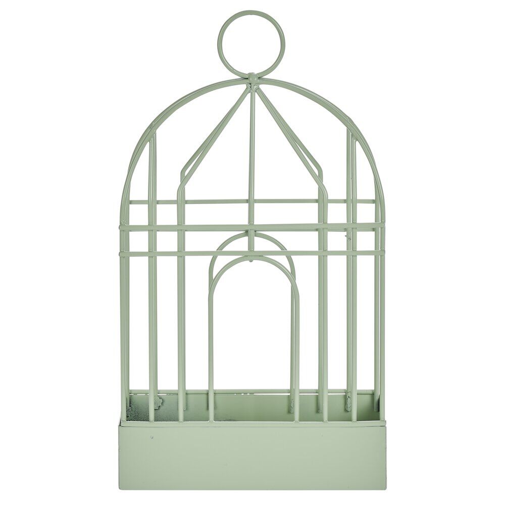 Support pour spirale et encens forme cage H20cm