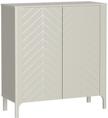 Komoda MALUBA 103 cm kaszmir z wzorem JODEŁKI
