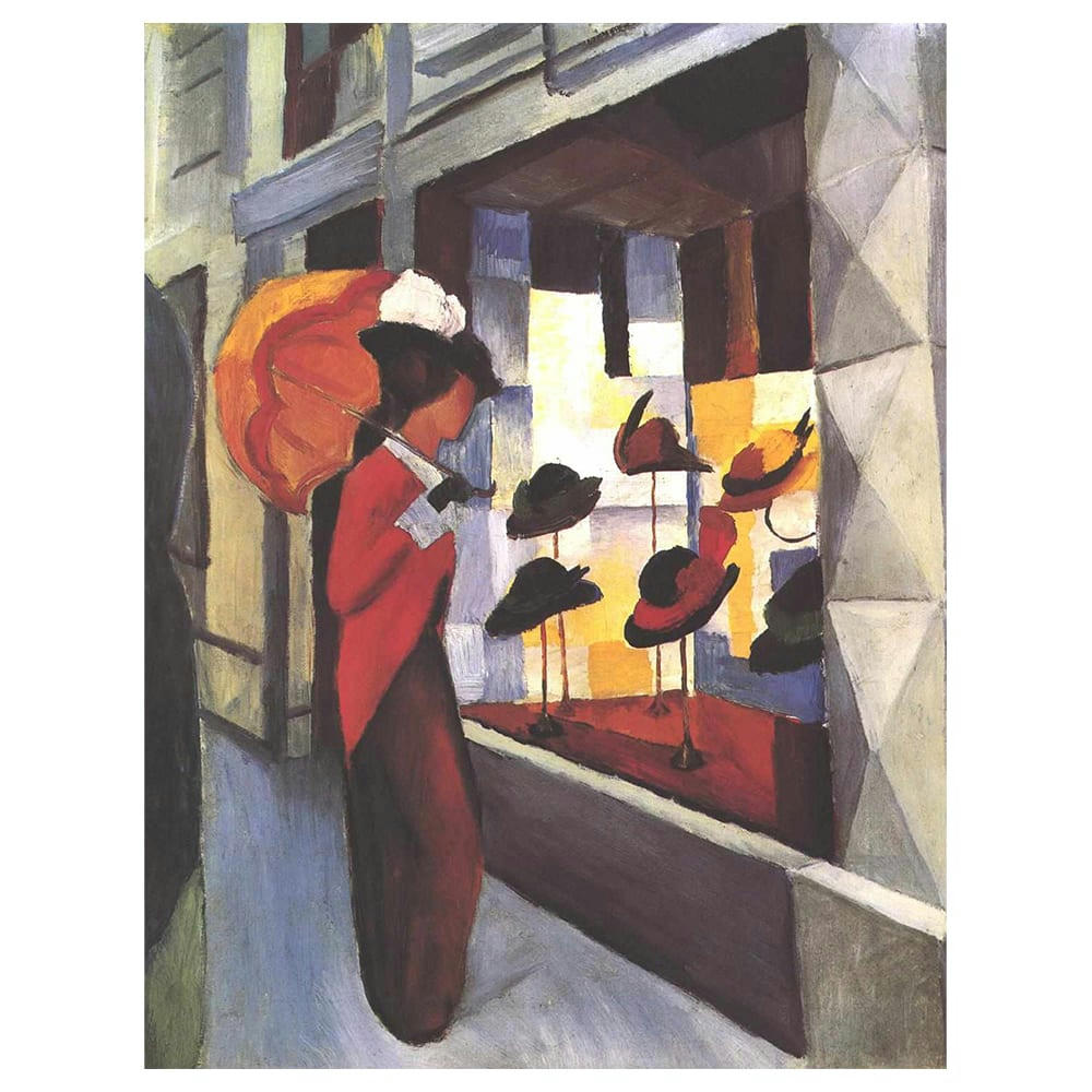- Tableau La Boutique De Chapeaux August Macke 60x80cm