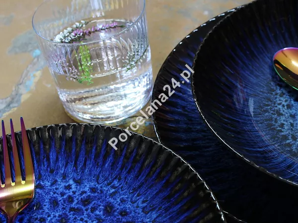 Komplet talerzy dla 1 osoby (3 el.) Lubiana - Stoneware Cosmos