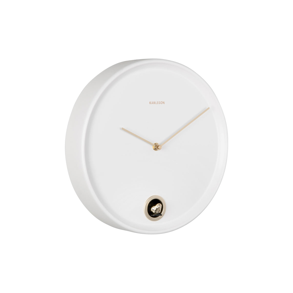 Karlsson wandklok Esencia Cuckoo - wit - Ø30cm