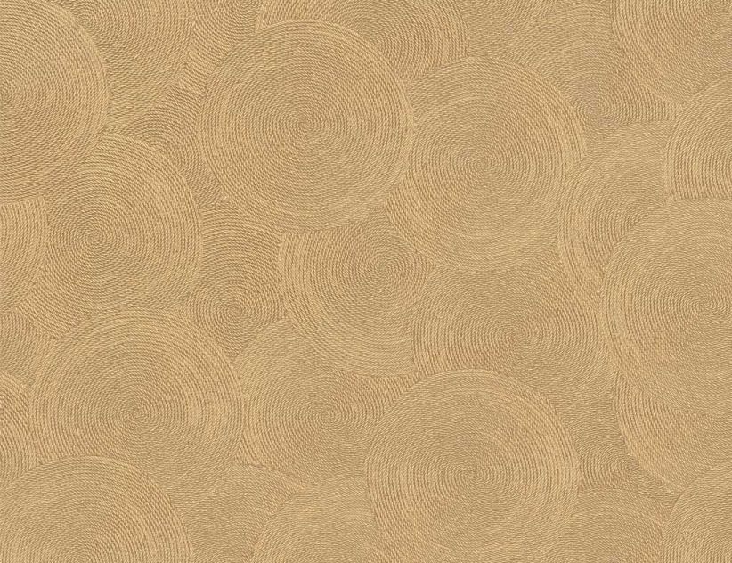 Vliestapete Kreise Gold