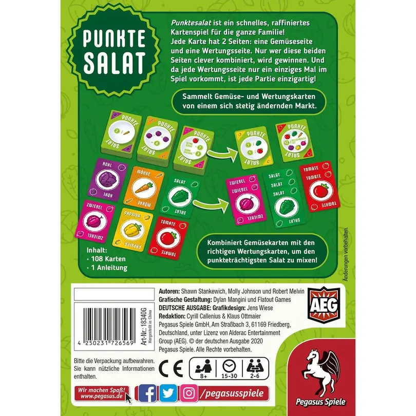 Kartenspiel Punkte Salat