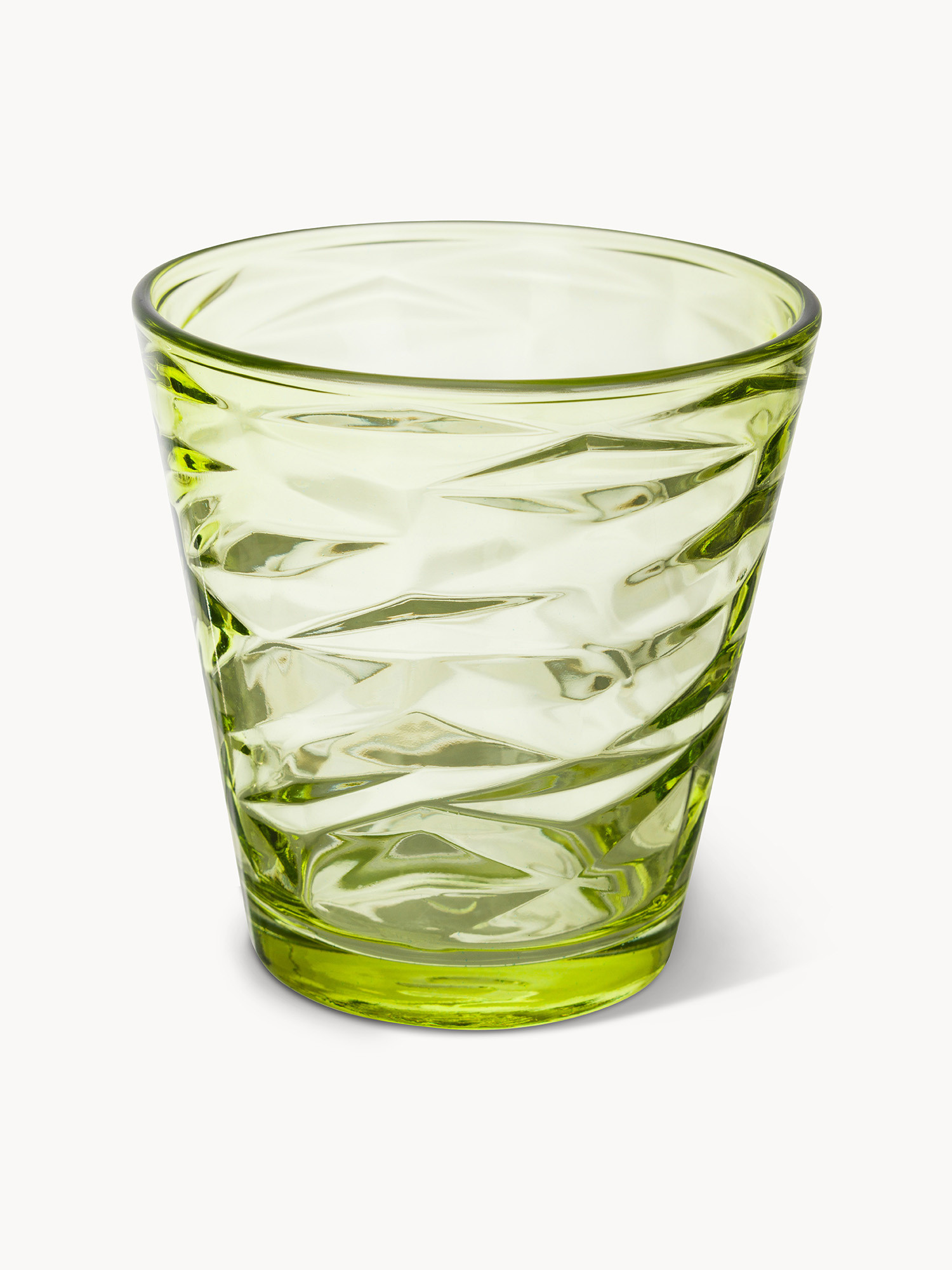 Set 3 bicchieri in vetro Origami