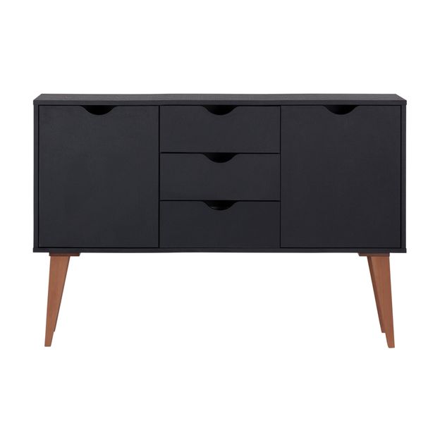 BUFFET 2 PORTAS/3 GAVETAS 1,20 M X 35 CM LIN