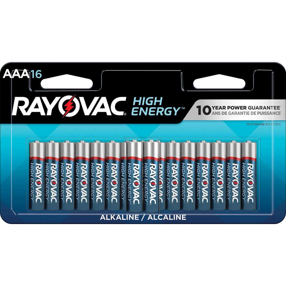 Rayovac HIGH ENERGY™ 16-pk AAA Alkaline Batteries, Long Lasting, All Purpose