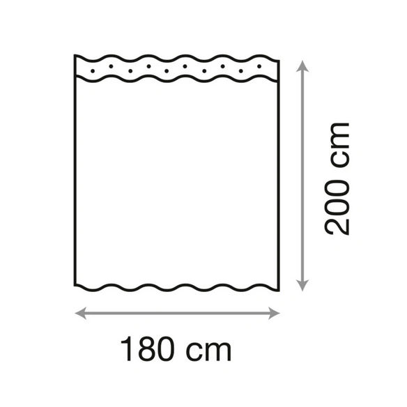 Duschvorhang, Polyester, Goldfisch