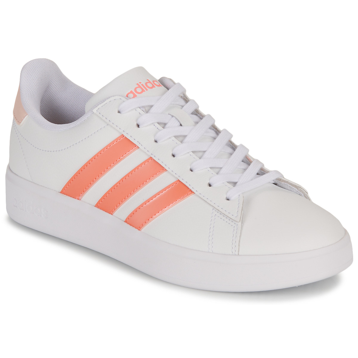 adidas - GRAND COURT 2.0 - White / Orange