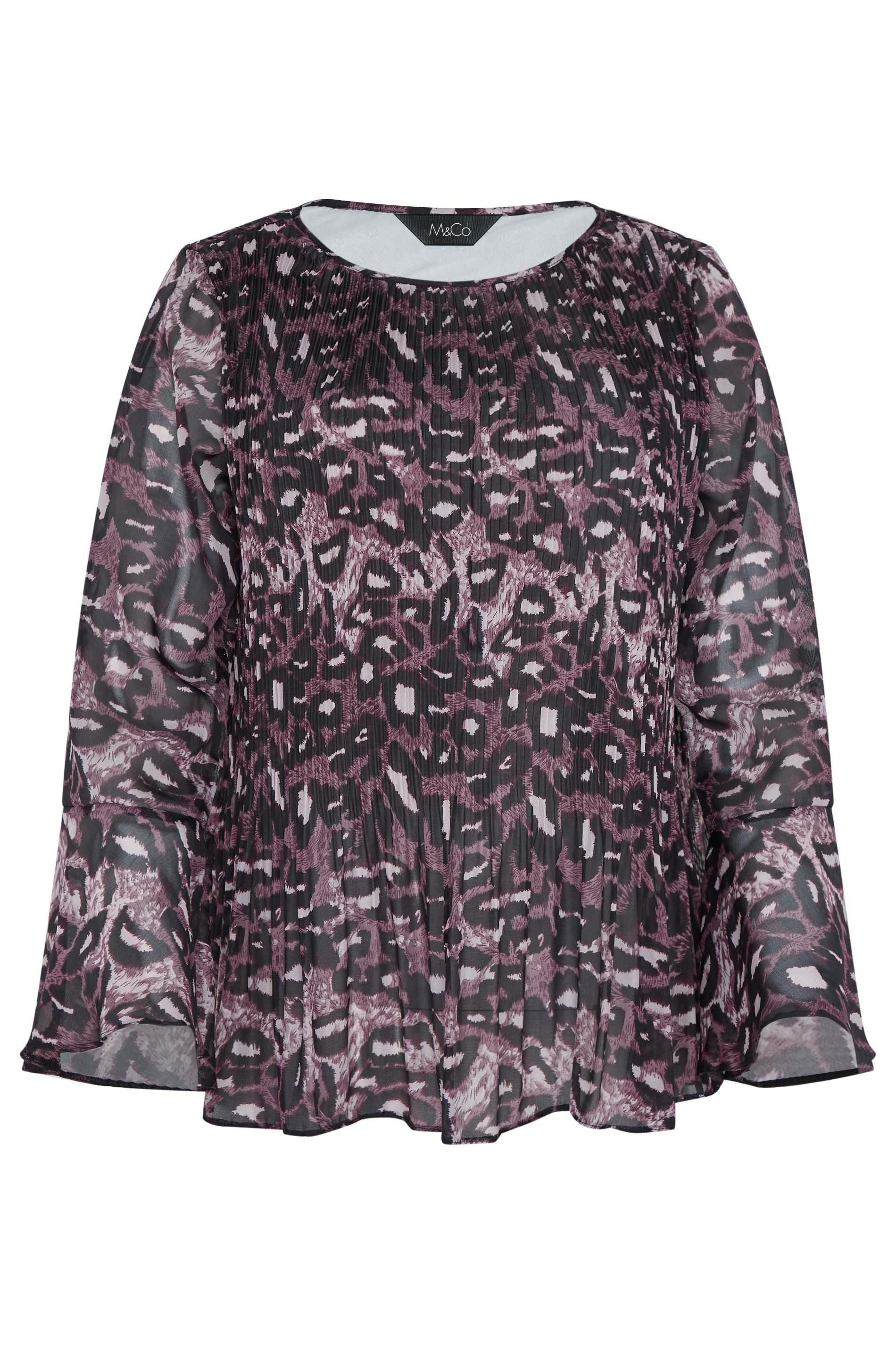 M&Co Pleat Blouse