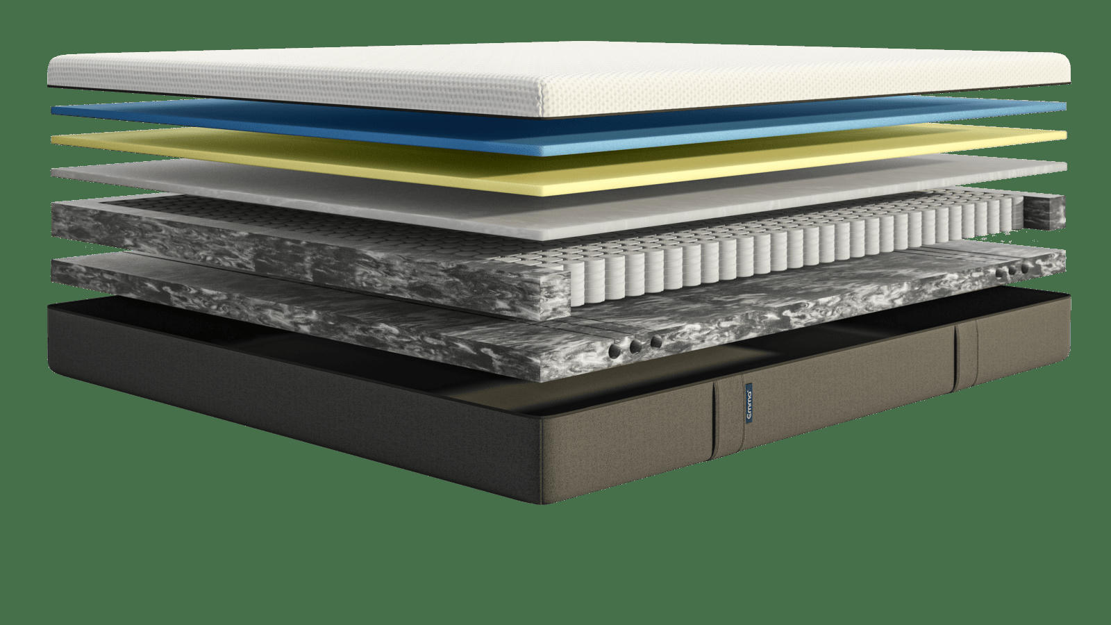 MATELAS HYBRIDE - Matelas Hybride 140x200 - ressorts ensachés et mémoire de forme