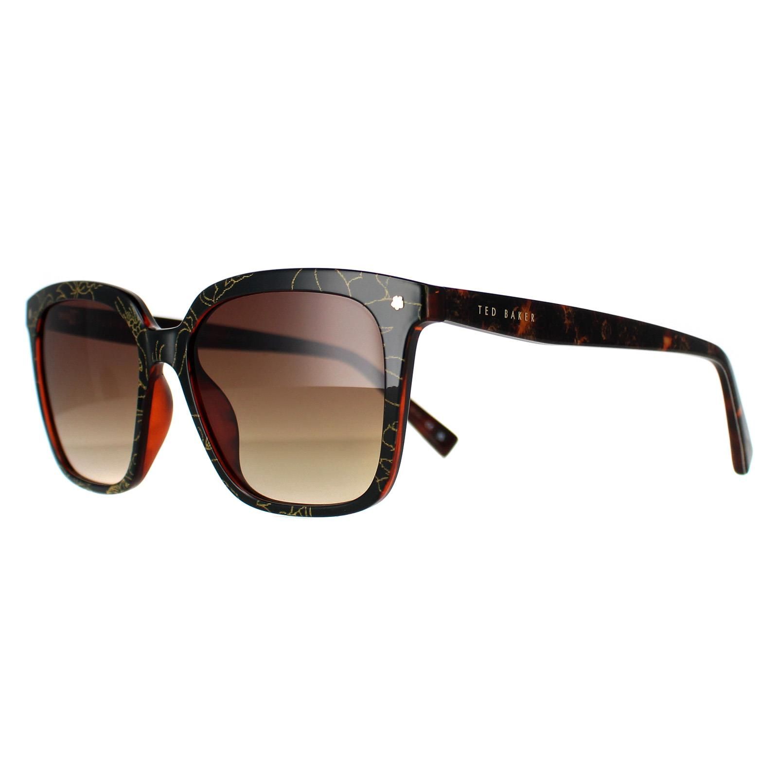 Ted Baker Square Double Champagne Demi Brown Gradient TB1676 Ramona