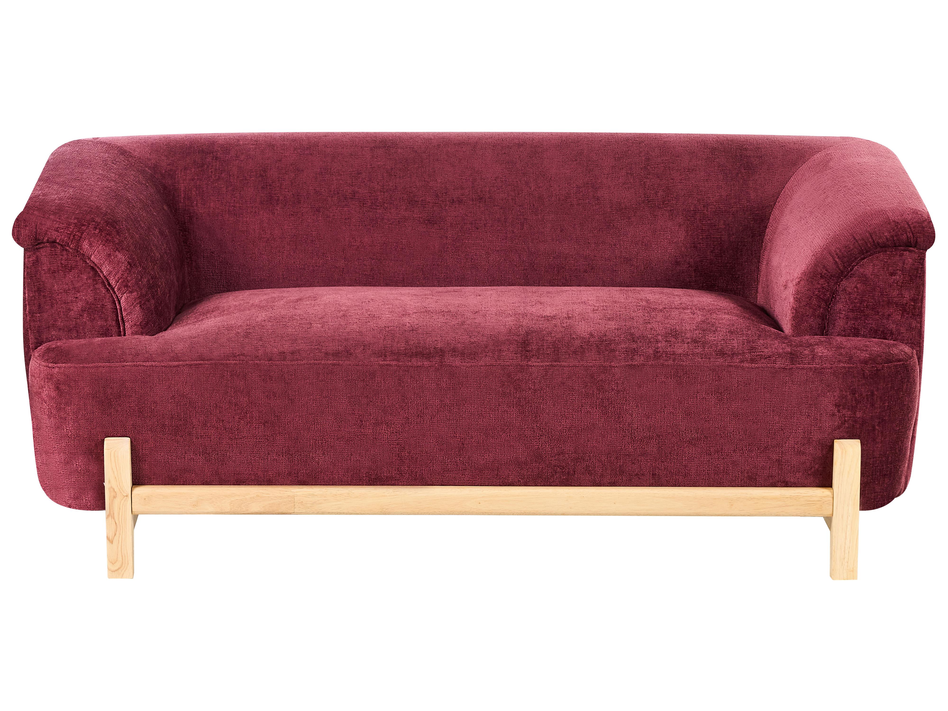 Sofa 2 Seater ALNOR Chenille Burgundy