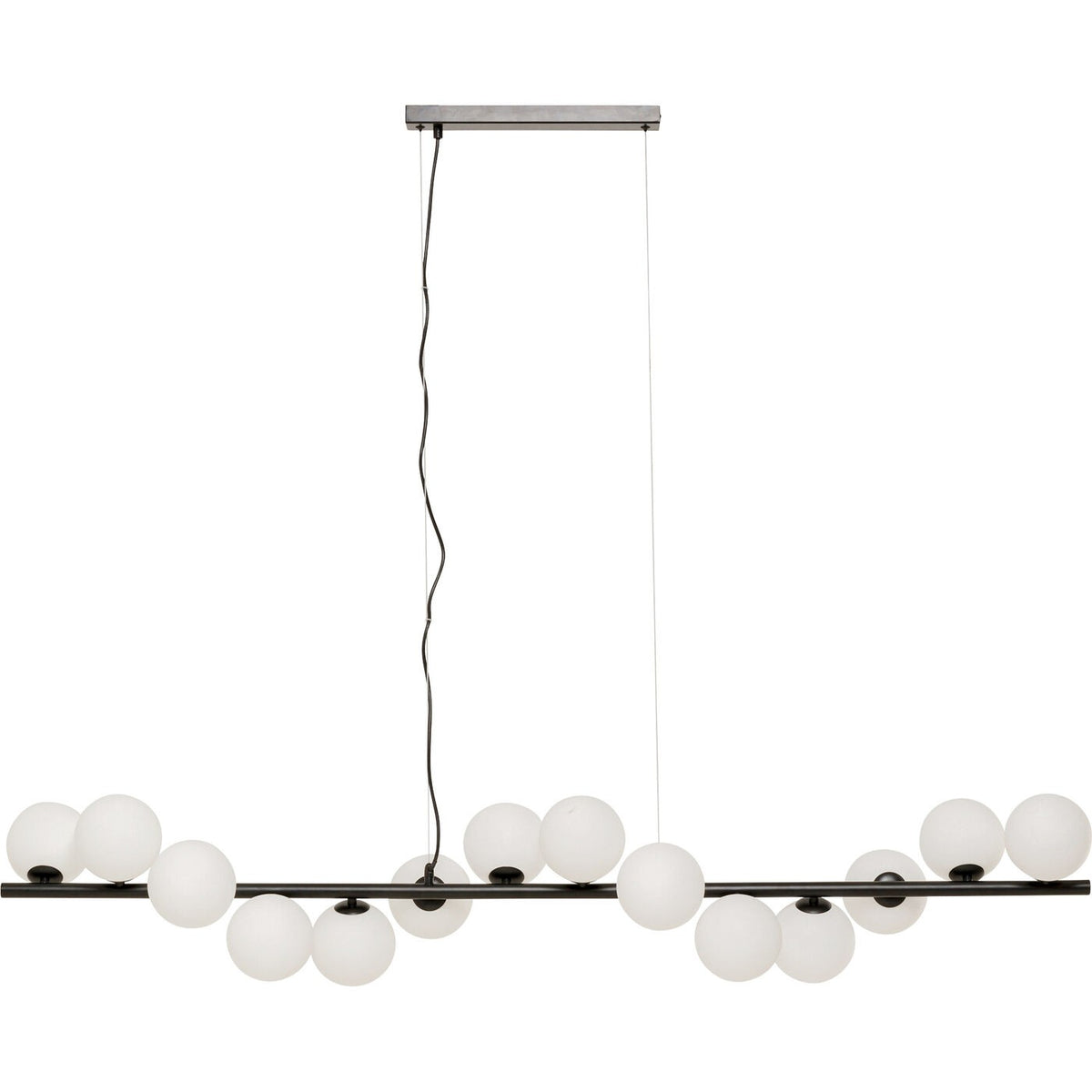 Kare Design Hanglamp Scala Balls 150cm zwart en wit