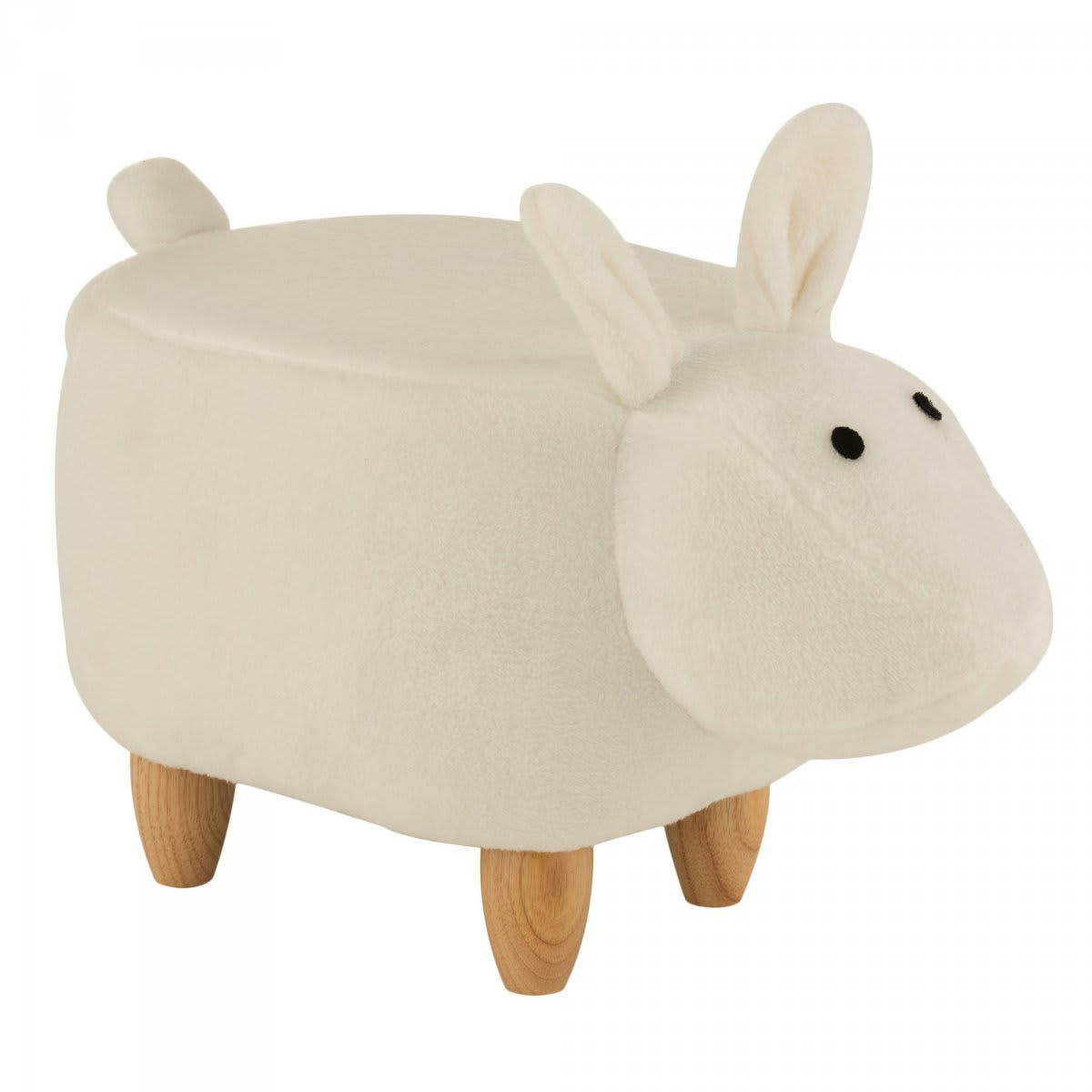 TOM - Pouf enfant mouton en tissu beige