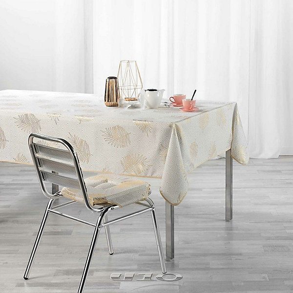 Nappe antitache rectangulaire 145x240 cm Sunny Gold