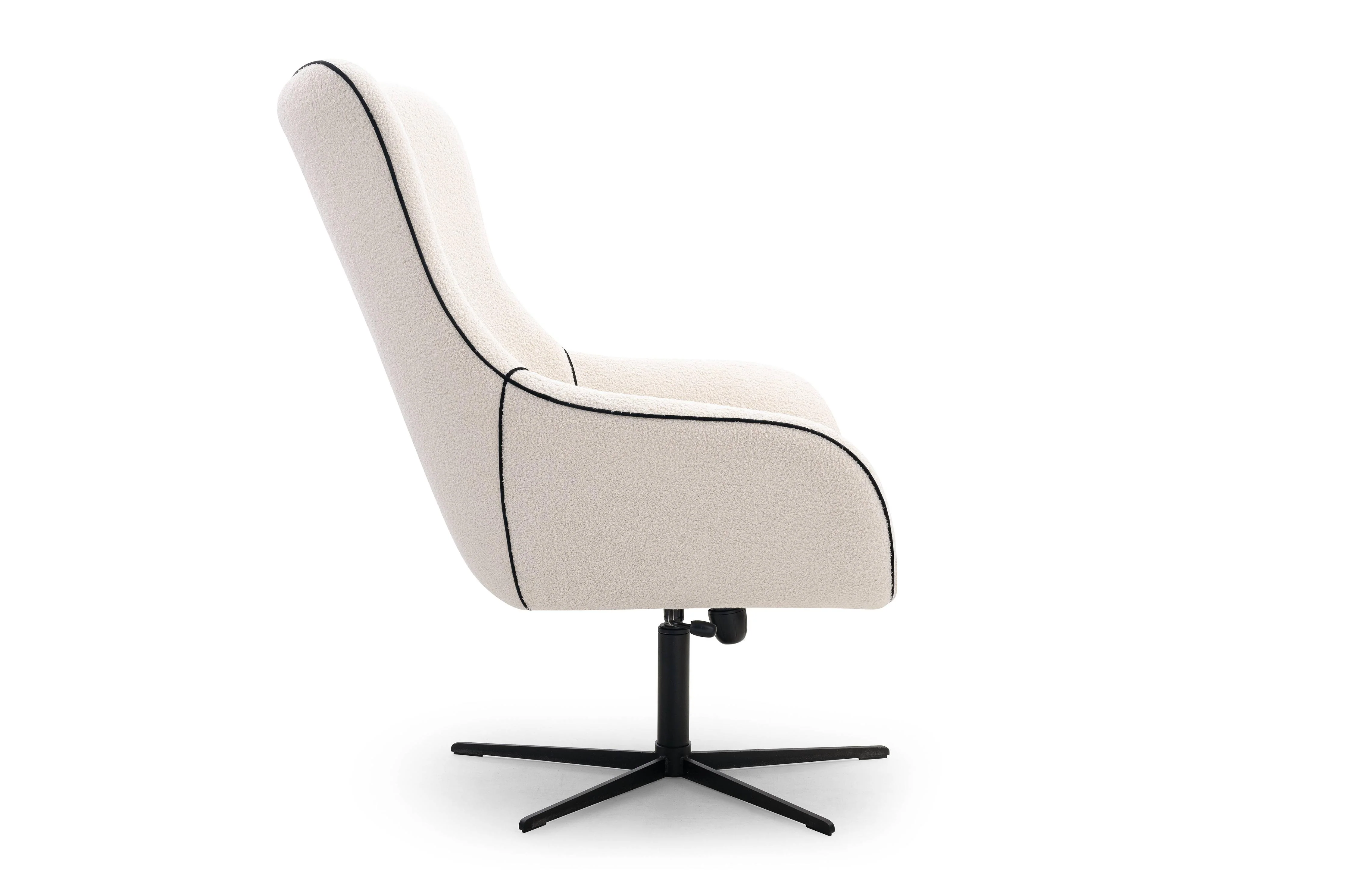 Fauteuil ESSI met draaifunctie bouclé