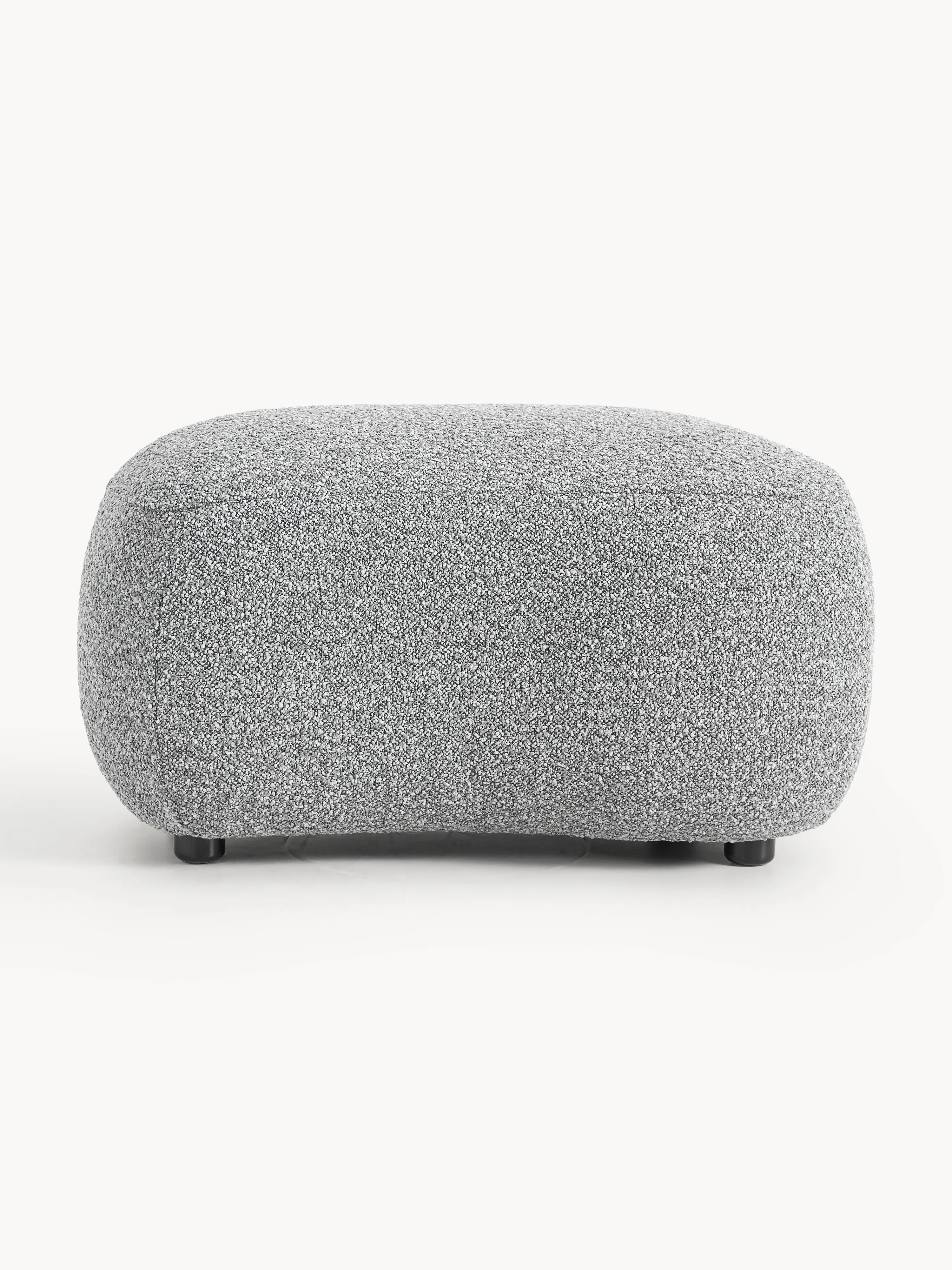 Bouclé-Sofa-Hocker Alba