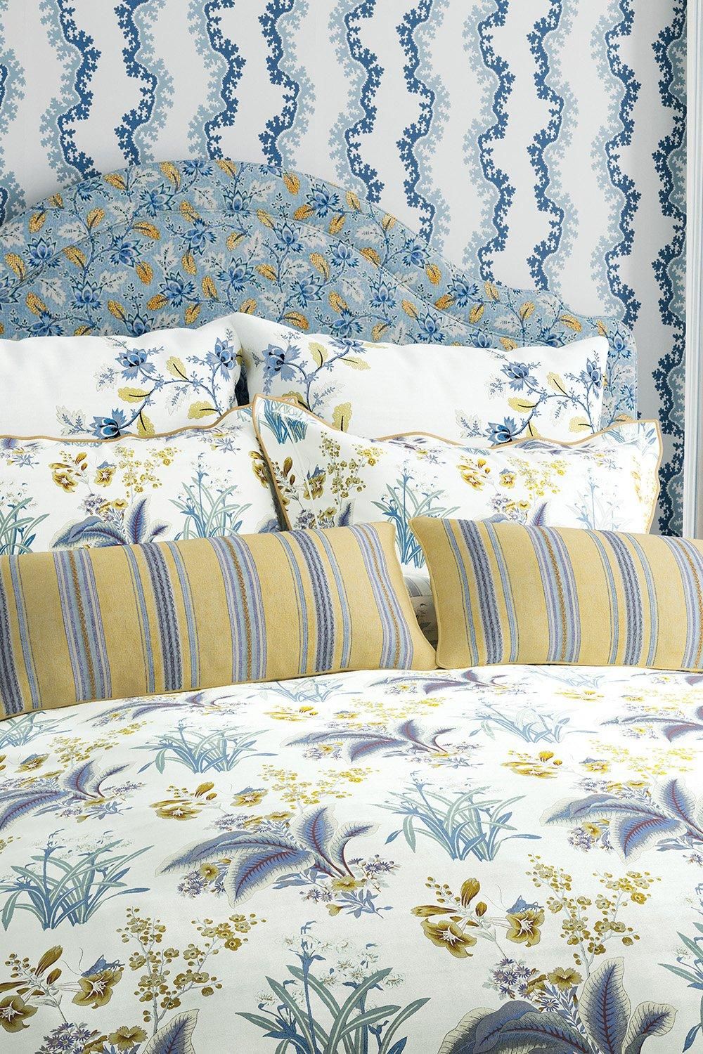 Sanderson Enys Garden' Square Pillowcase Pair