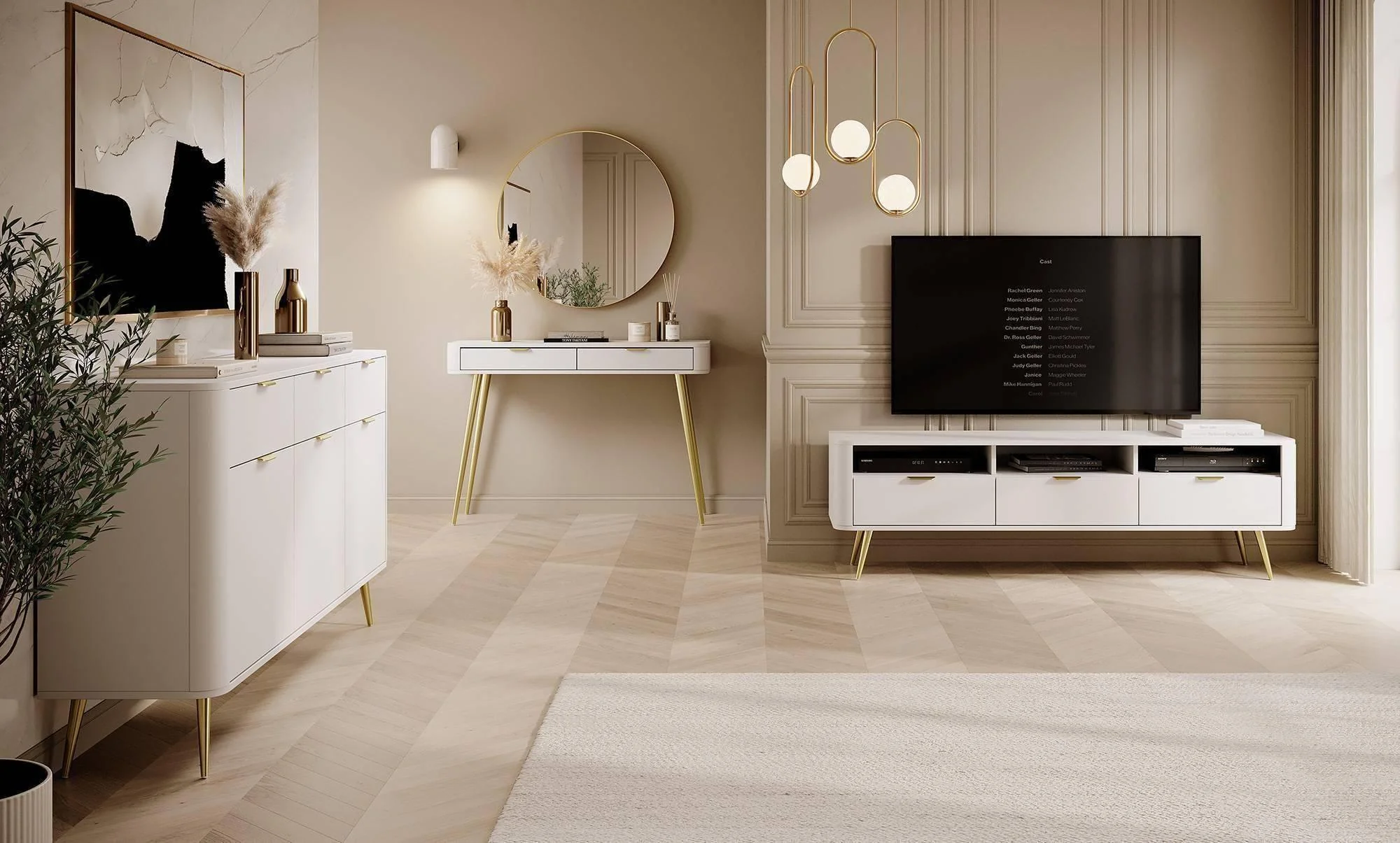 Dressoir Olivia 3 deurs 3 lades