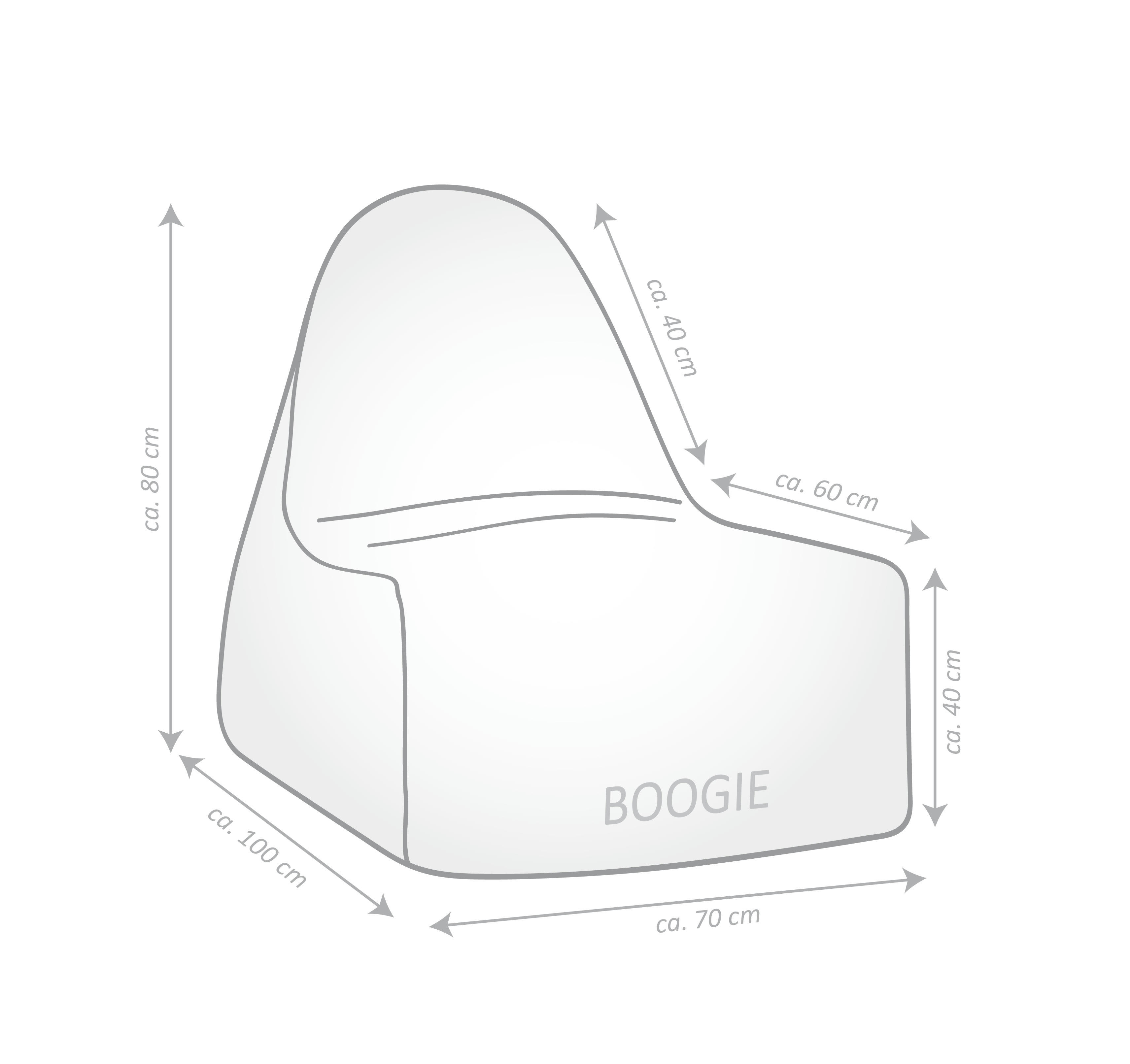 SITTING POINT - Fauteuil d'intérieur aspect feutre anthracite