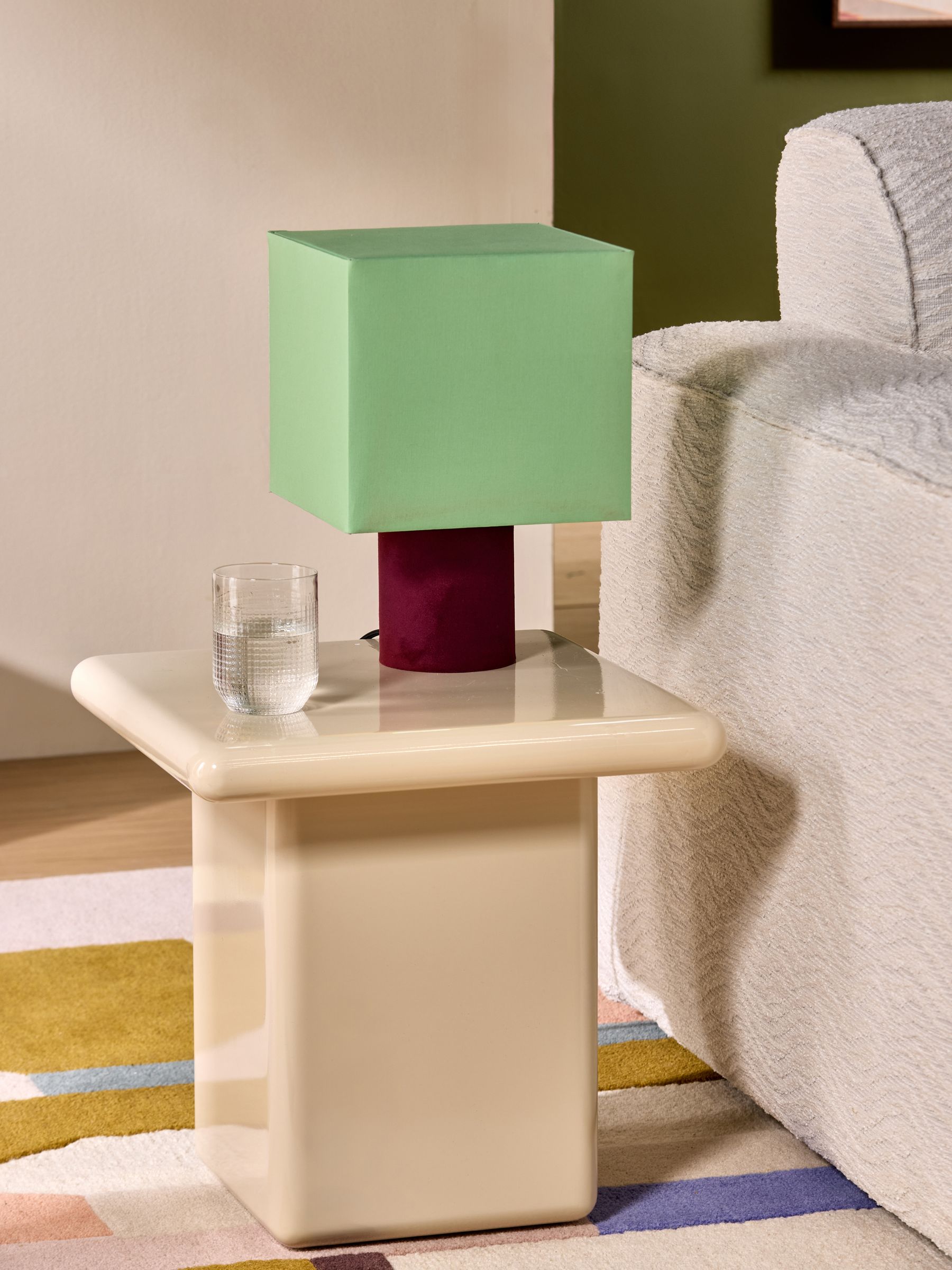 Tiana Table Lamp in Green/Brown