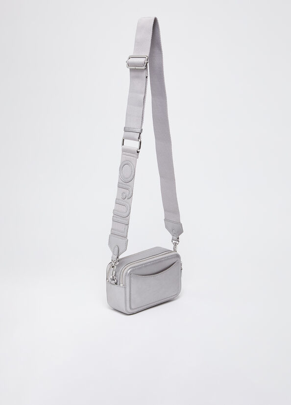 Borsa a tracolla piccola metallizzata