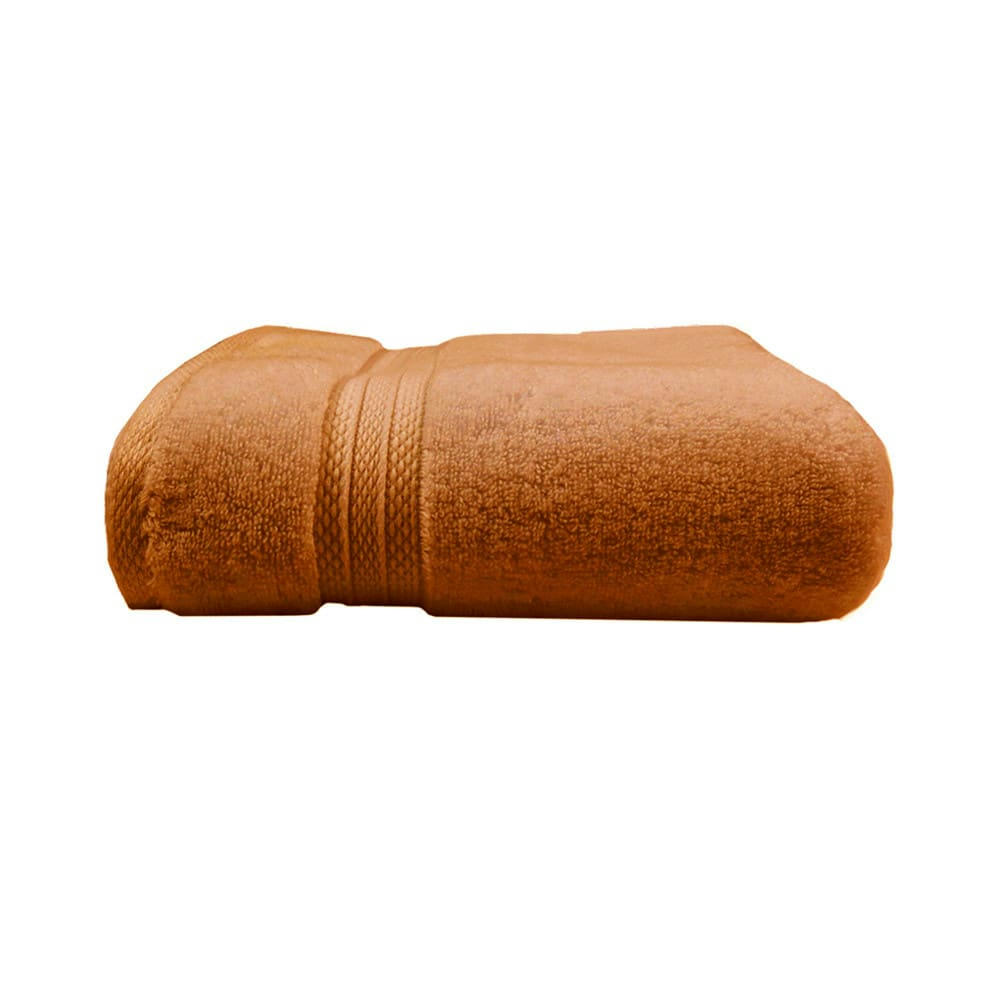 - Serviette eponge  pur coton orange 50x100