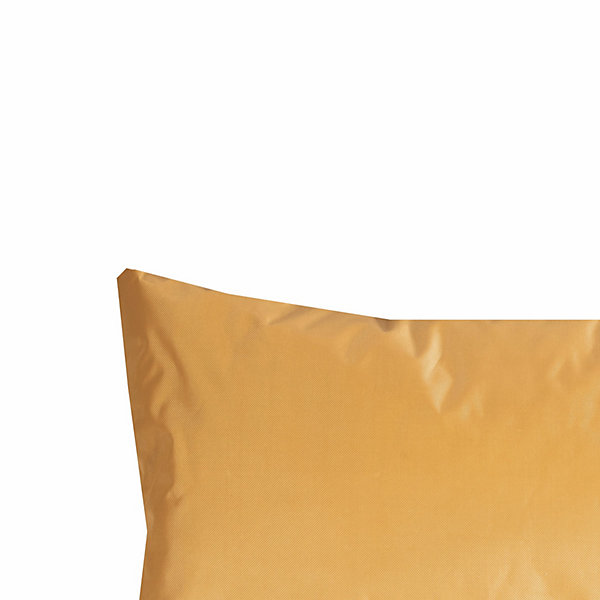 Coussin d'extérieur carré imperméable jaune L.45 x l.45cm Deco&co