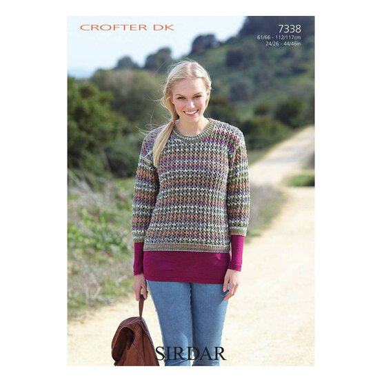 Sirdar Crofter DK Jumper Digital Pattern 7338
