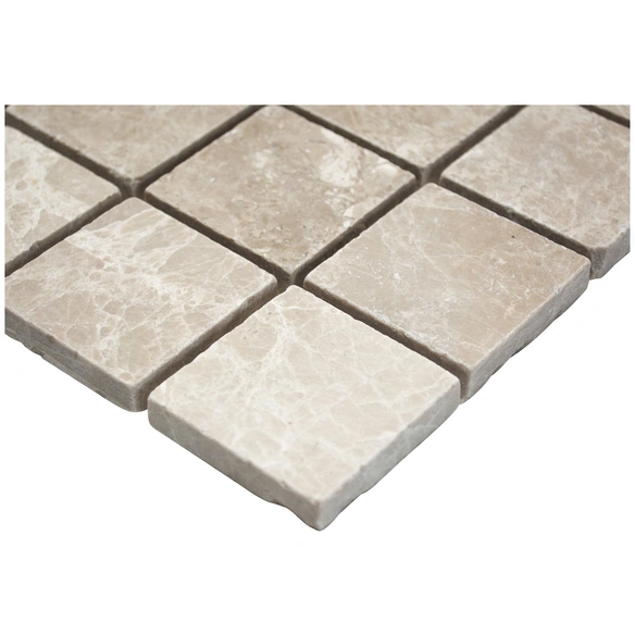 Mosaikfliese »Botticino«, BxL: 30,5 x 30,5 cm, Wandbelag/Bodenbelag