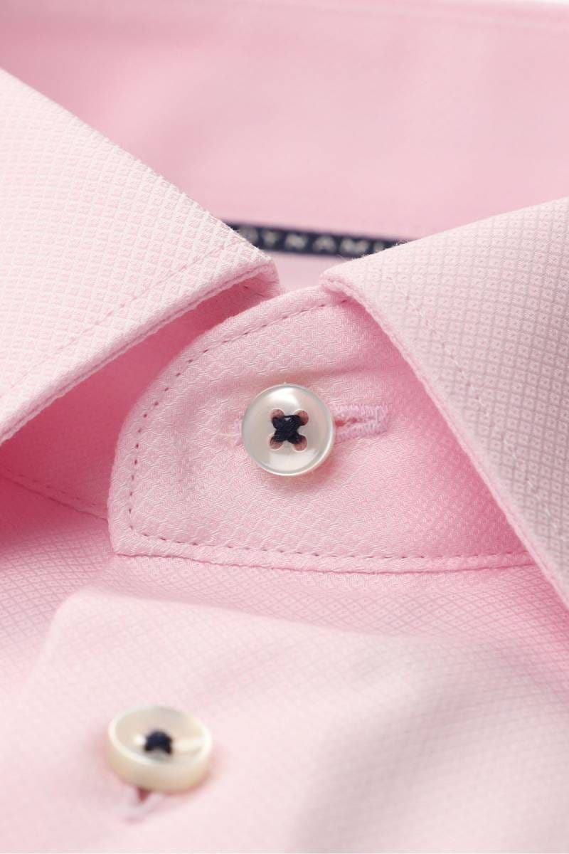 ETERNA Dynamic Cotton Modern Fit Hemd rot, Strukturiert