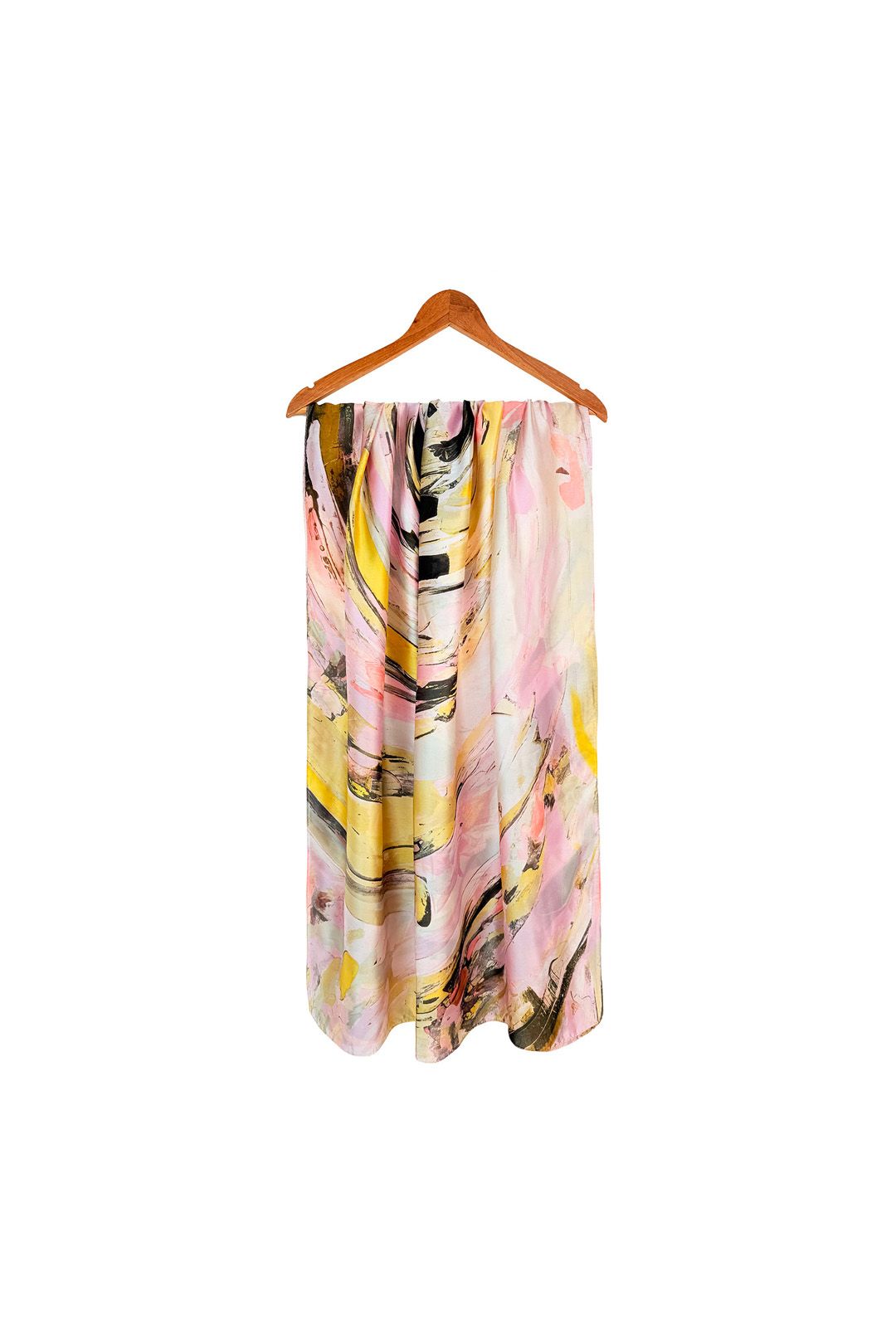 Vellin Colourful Feather Print Lightweight Scarf