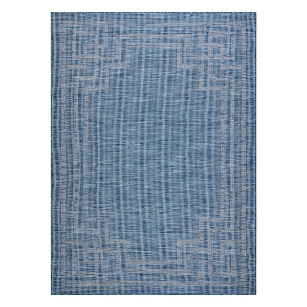 Dywan SZNURKOWY SIZAL płaskotkany PATIO 3071 grecki granat / 78x150 cm