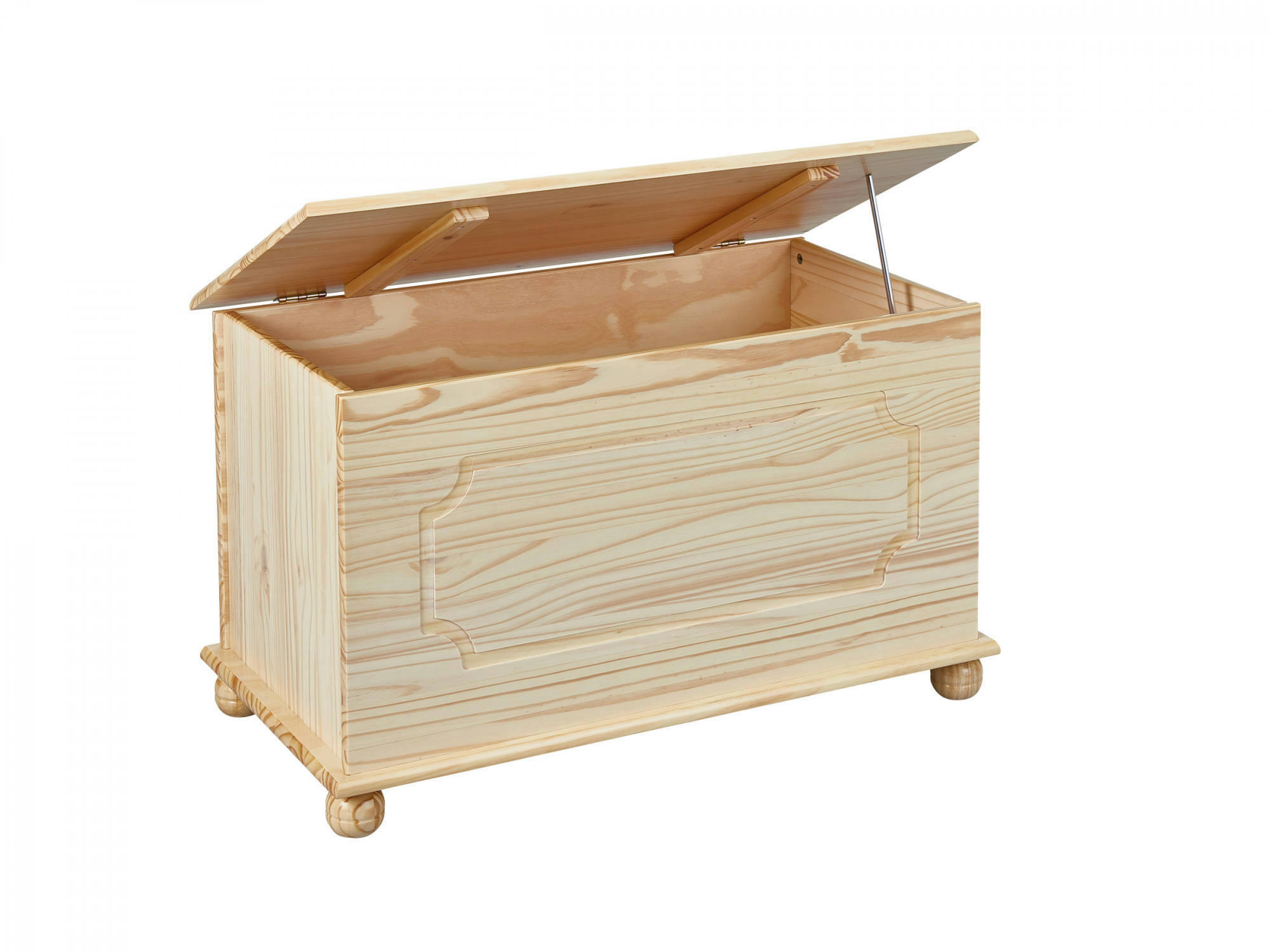 - Banc conteneur en bois naturel